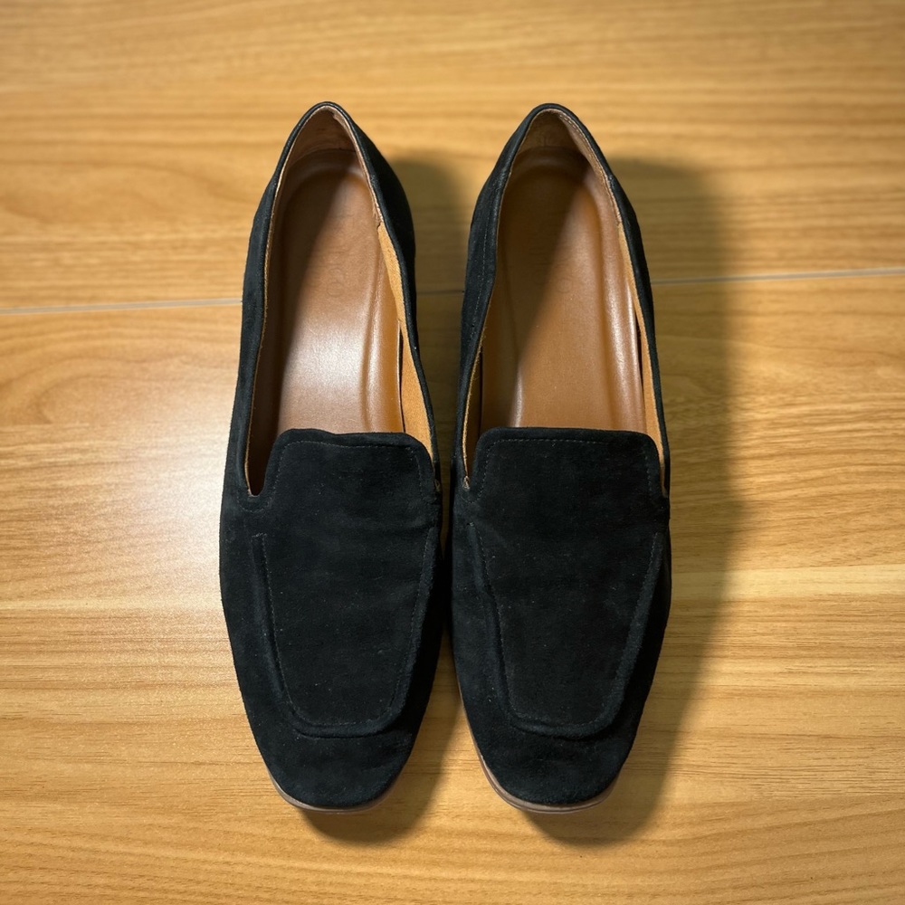 Franco Sarto Black Loafer Flats Size 9.5